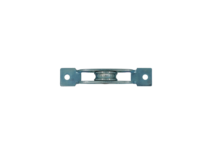 Metal caster non-adjustable single wheel 0019